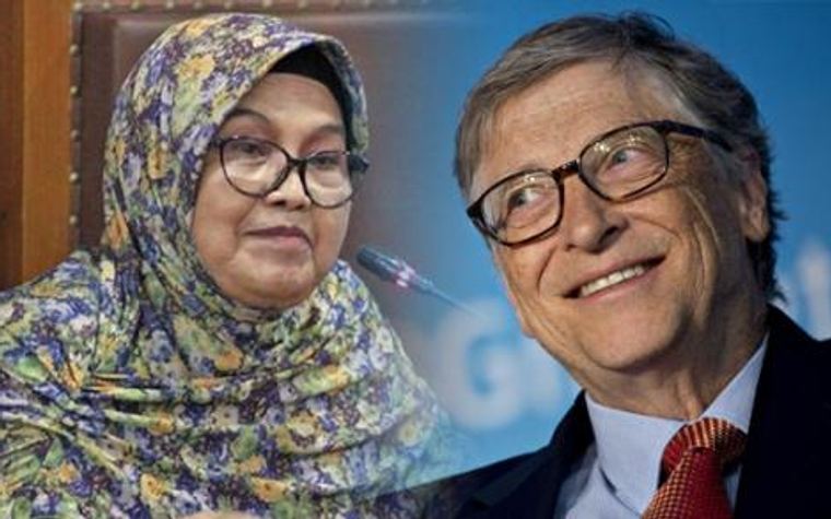 siti fadilah ungkap uji coba vaksin bill gates