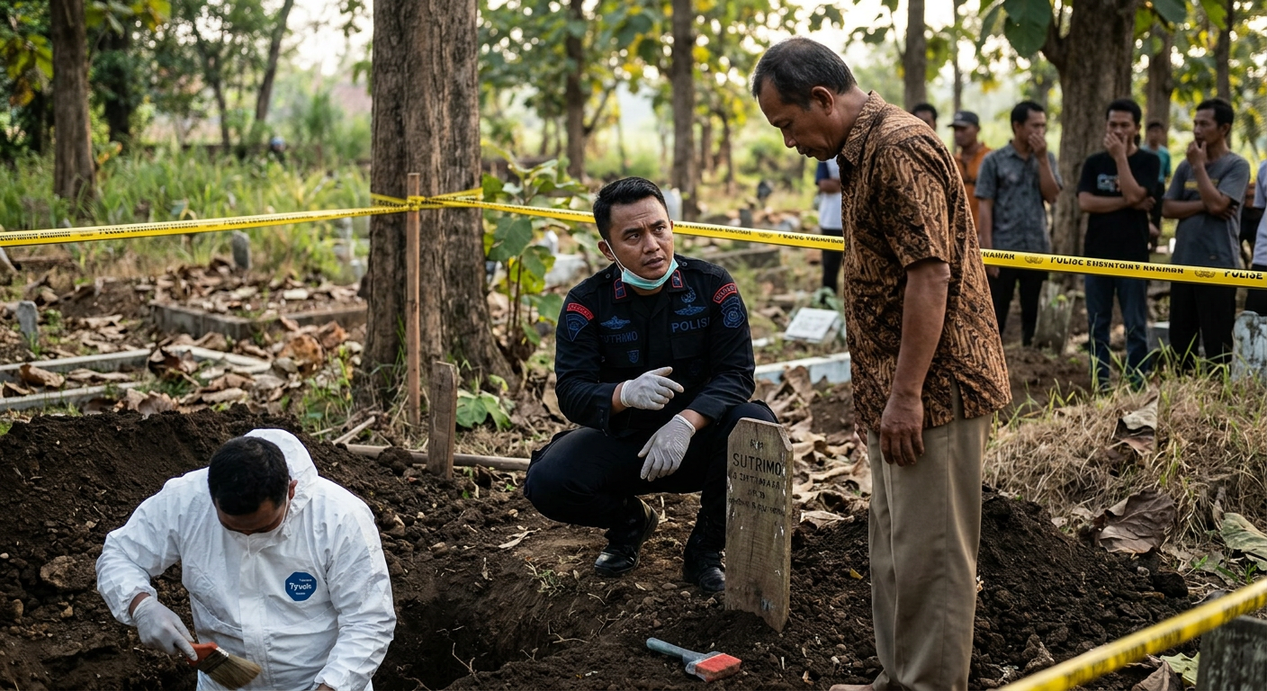 Kronologi dan Hasil Ekshumasi Makam Sutrimo yang Viral