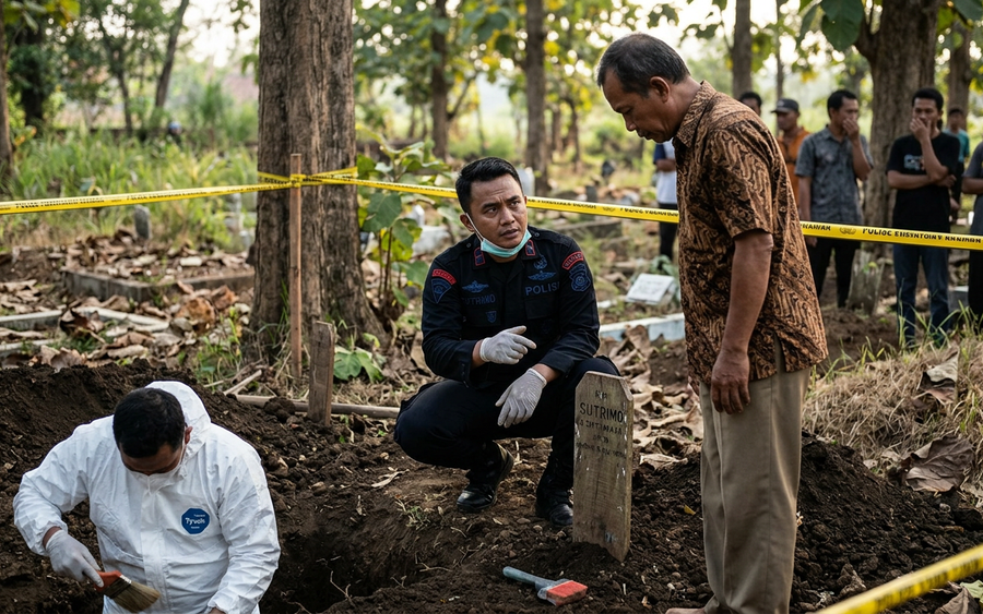 Kronologi dan Hasil Ekshumasi Makam Sutrimo yang Viral