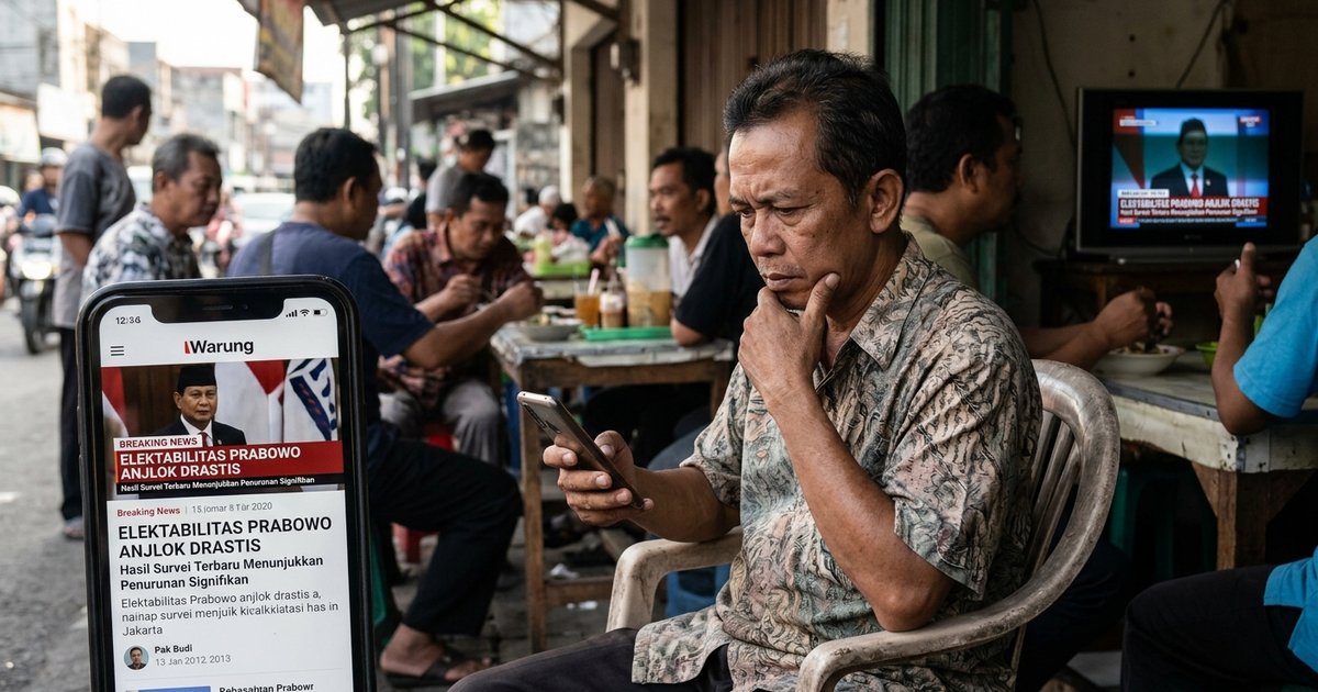 Ilustrasi artikel: Kenapa Elektabilitas Presiden Prabowo Turun Drastis?