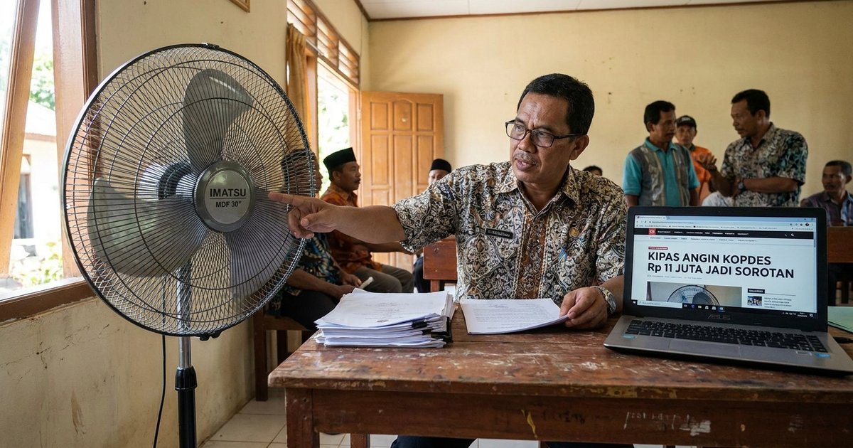 Ilustrasi artikel: Spesifikasi Kipas Angin Kopdes Rp 11 Juta yang Viral