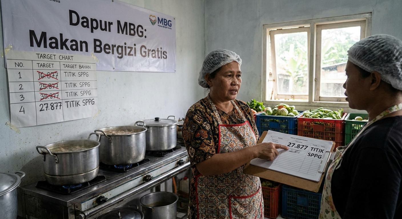 Dapur MBG Membengkak: Mengapa Target Titik SPPG Terus Naik?