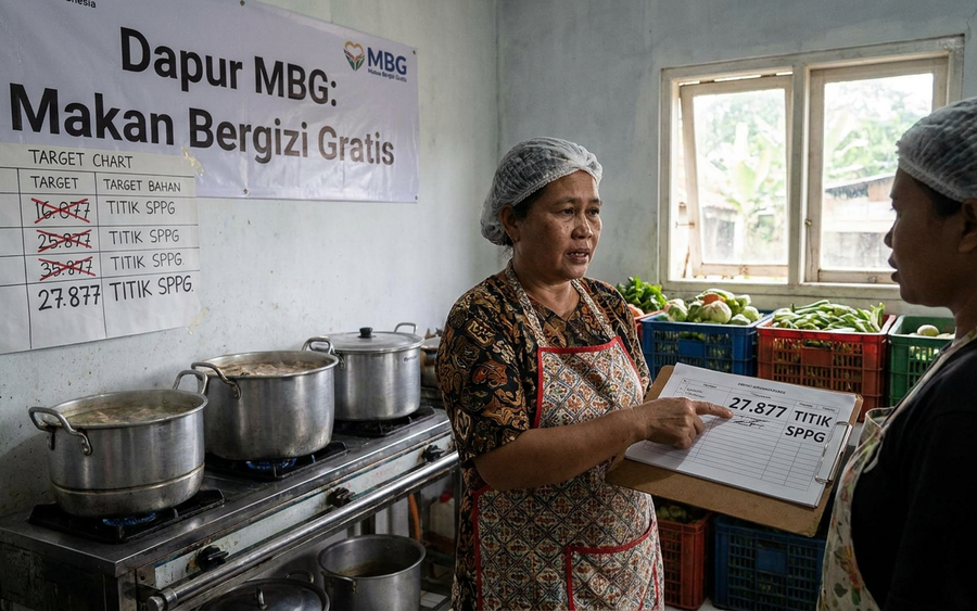 Dapur MBG Membengkak: Mengapa Target Titik SPPG Terus Naik?