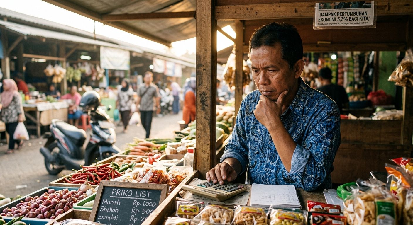 Dampak Pertumbuhan Ekonomi RI 5,2% Bagi Kita