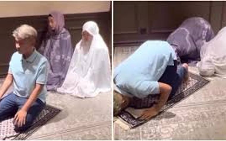 ruben onsu jadi imam sholat desy ratnasari