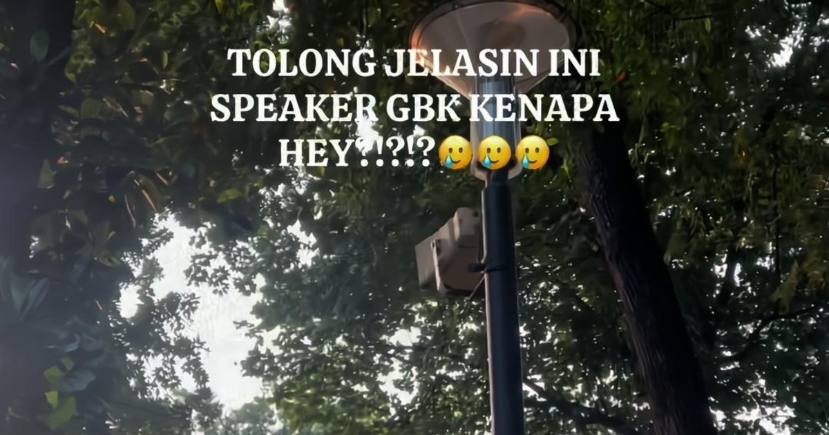 Ilustrasi artikel: speaker di gbk bunyi suara tak senonoh
