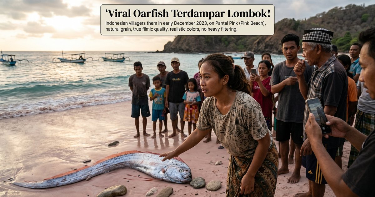 Ilustrasi artikel: Viral Oarfish Terdampar Lombok Ben, Ini Faktanya!