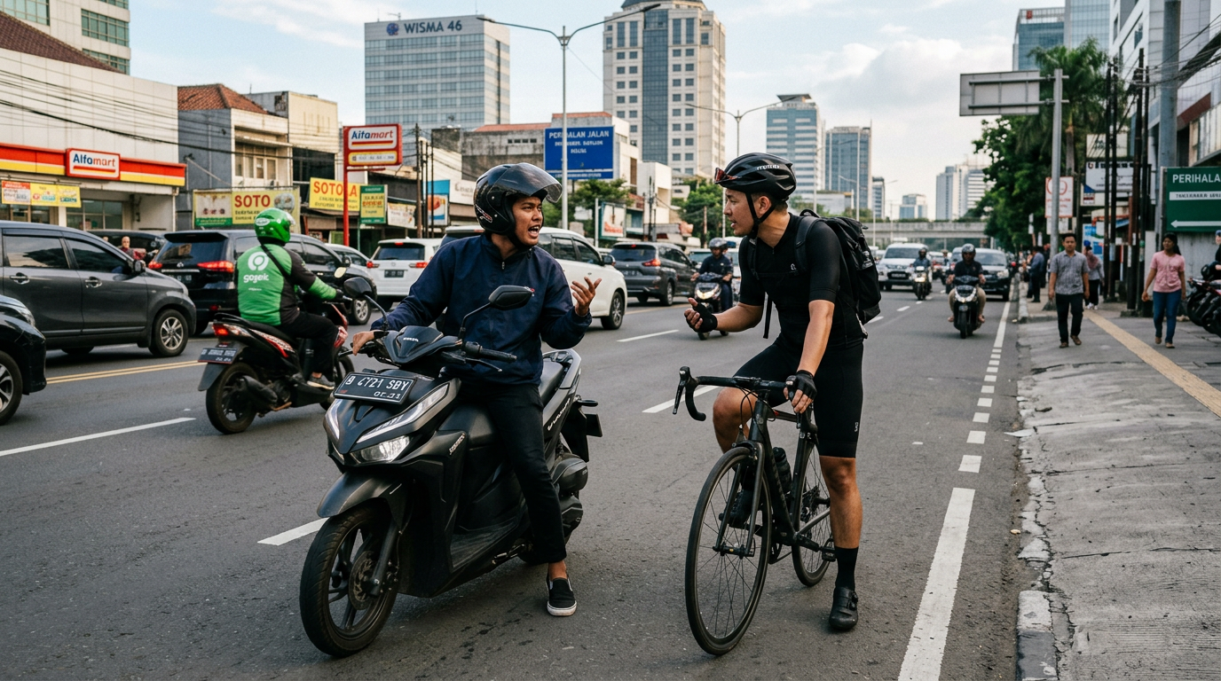 Aksi Pemotor Viral: Hebohnya Perselisihan di Jalan Raya