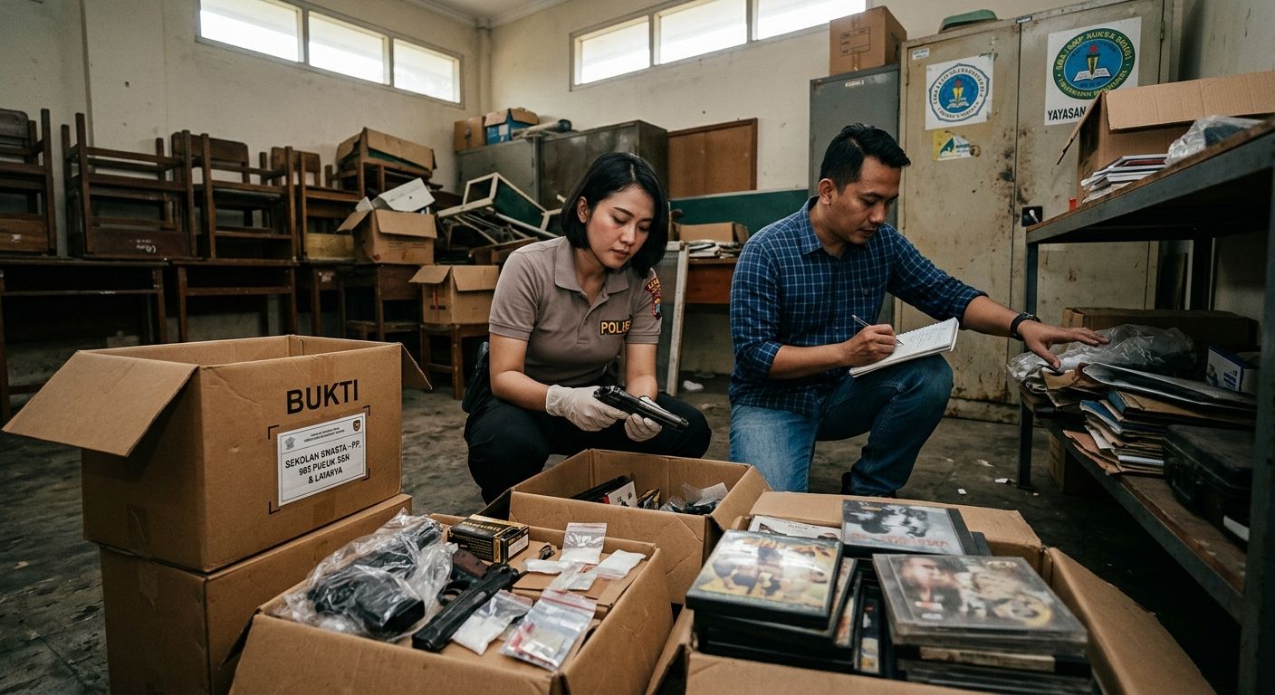 Kronologi Penemuan 995 Pucuk Sen di Sekolah Jaksel