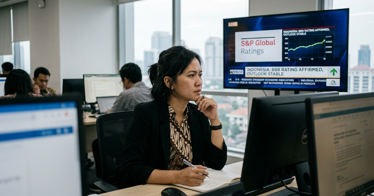 Ilustrasi artikel: S&P Pertahankan Rating Indonesia BBB: Dampak Ekonominya