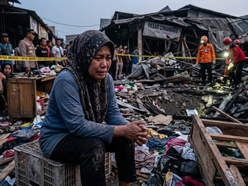 Ledakan Dahsyat di Pasar Cimanggis: Dua Tewas dan 11 Luka