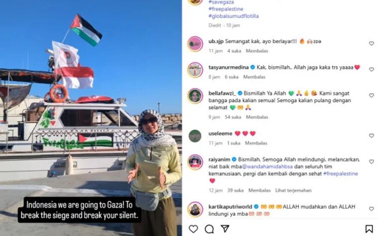 Wanda Hamidah Berlayar ke Gaza: Artis Indonesia yang Tembus Blokade Israel