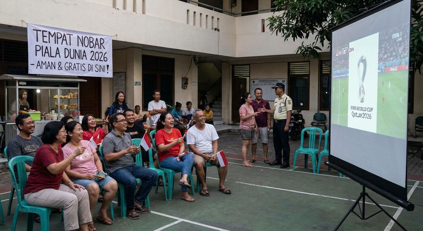 Tempat Nobar Piala Dunia 2026 Terdekat & Aman