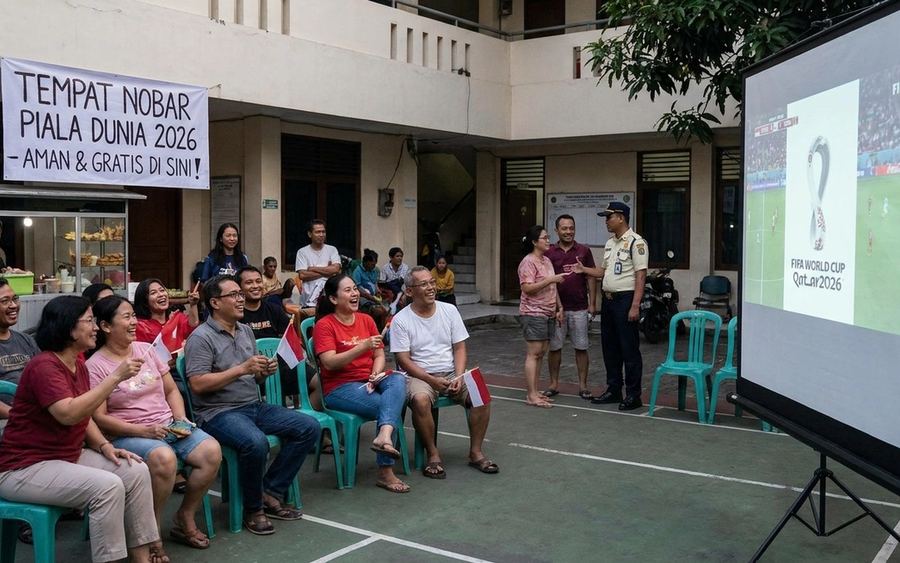 Tempat Nobar Piala Dunia 2026 Terdekat & Aman