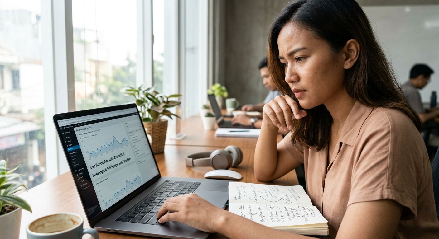 Cara Menentukan Single Blog Article Title Terbaik untuk Blog Anda