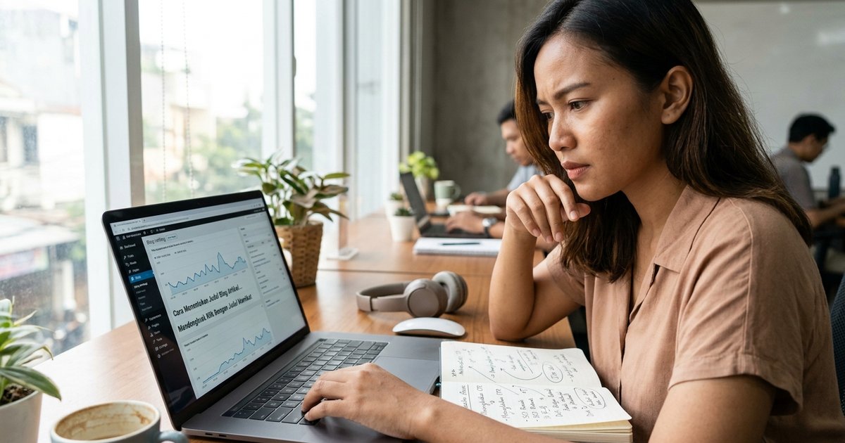 Ilustrasi artikel: Cara Menentukan Single Blog Article Title Terbaik untuk Blog Anda