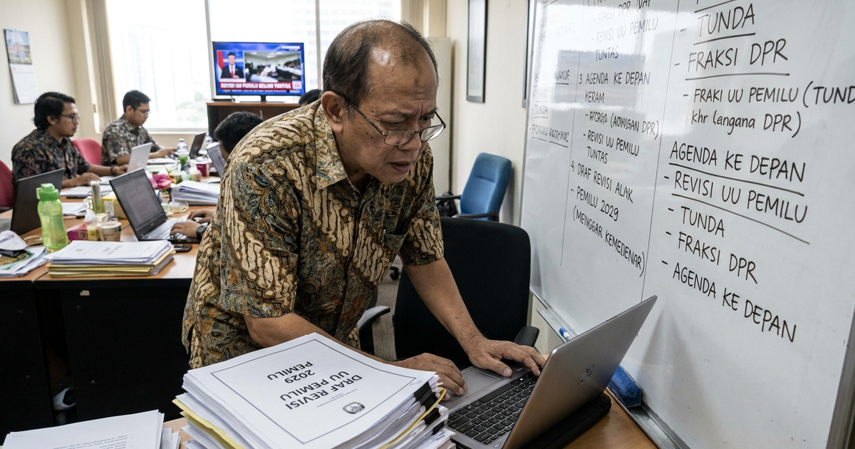 Ilustrasi artikel: Mengapa DPR Tunda Revisi UU Pemilu? Analisis Terbaru