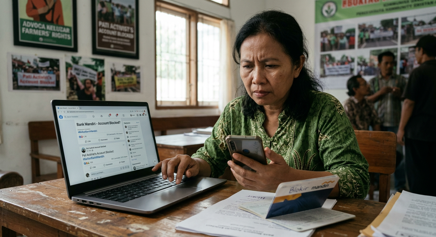 Kronologi Viral Boikot Bank Mandiri dan Kasus Aktivis Pati