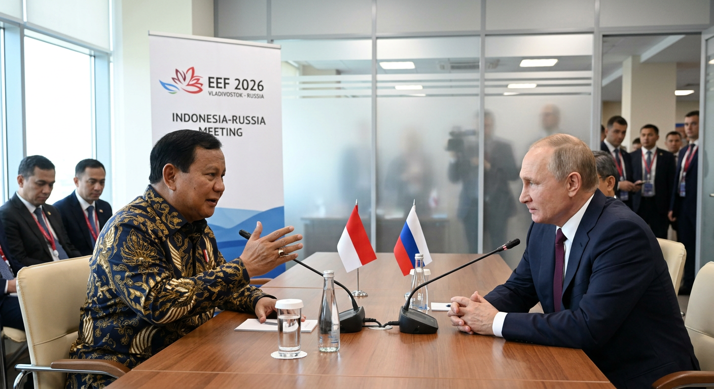 Pertemuan Prabowo dan Putin Bakal Digelar di EEF 2026, Apa yang Dibahas?