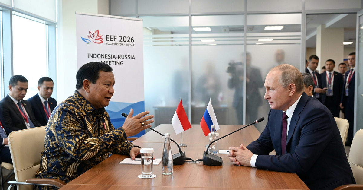Ilustrasi artikel: Pertemuan Prabowo dan Putin Bakal Digelar di EEF 2026, Apa yang Dibahas?