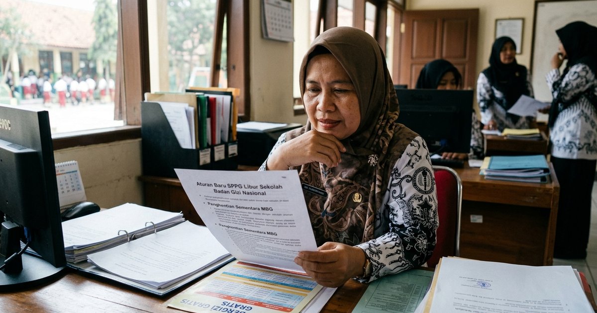 Ilustrasi artikel: Aturan Baru SPPG Libur Sekolah dan Dampak Program MBG