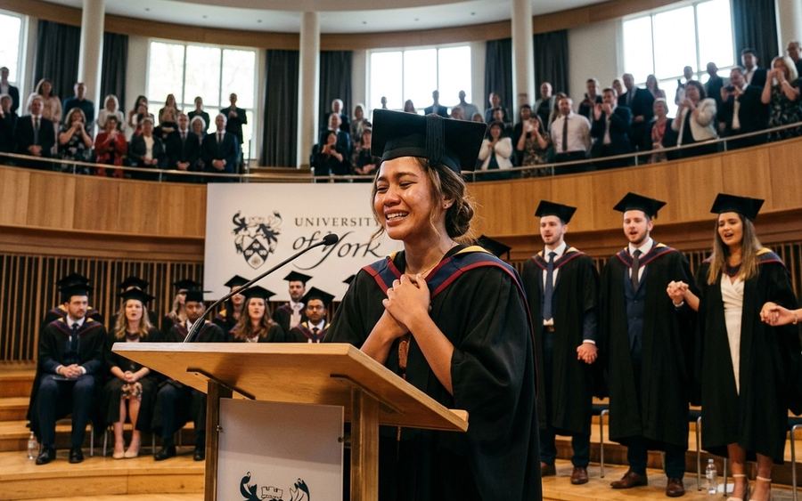 Wisuda Haru Mahasiswa Indonesia Nyanyi Tanah Airku Viral