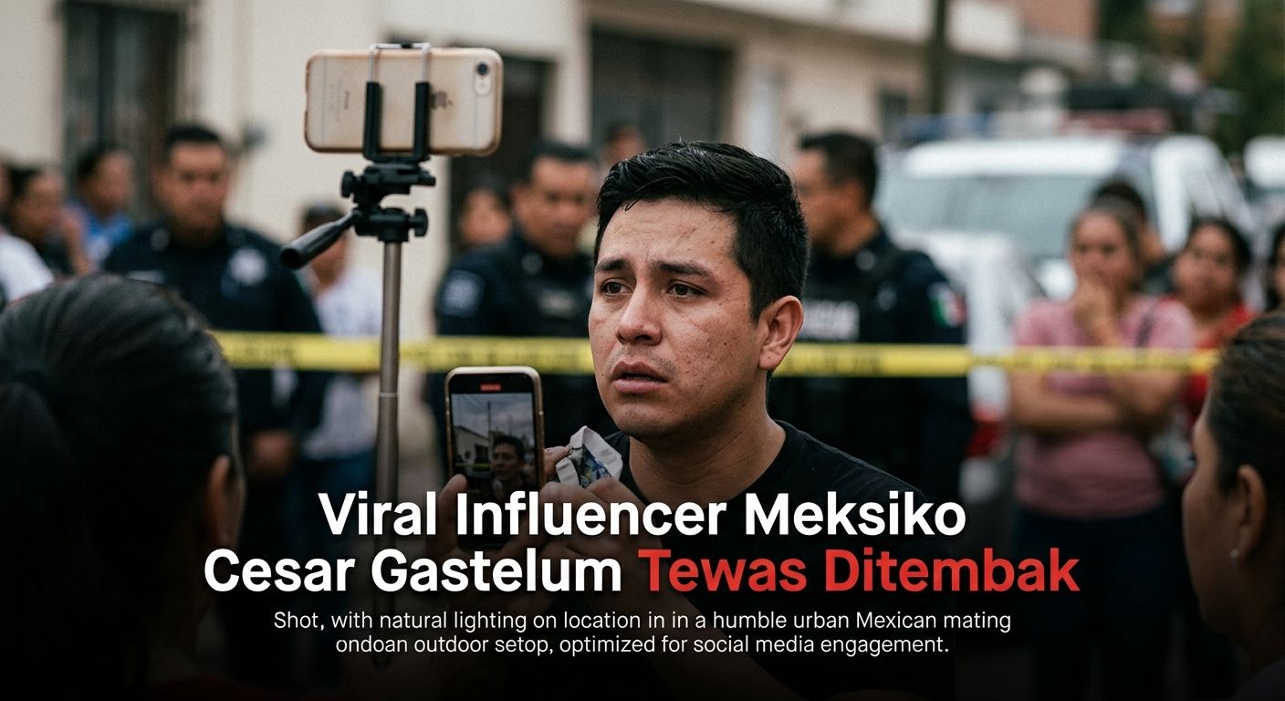 Viral Influencer Meksiko Cesar Gastelum Tewas Ditembak