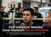 Viral Influencer Meksiko Cesar Gastelum Tewas Ditembak