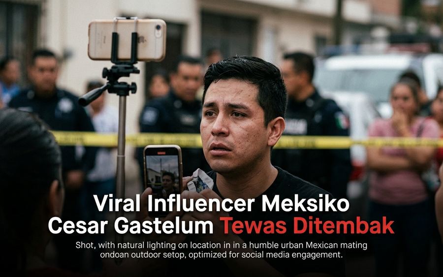 Viral Influencer Meksiko Cesar Gastelum Tewas Ditembak