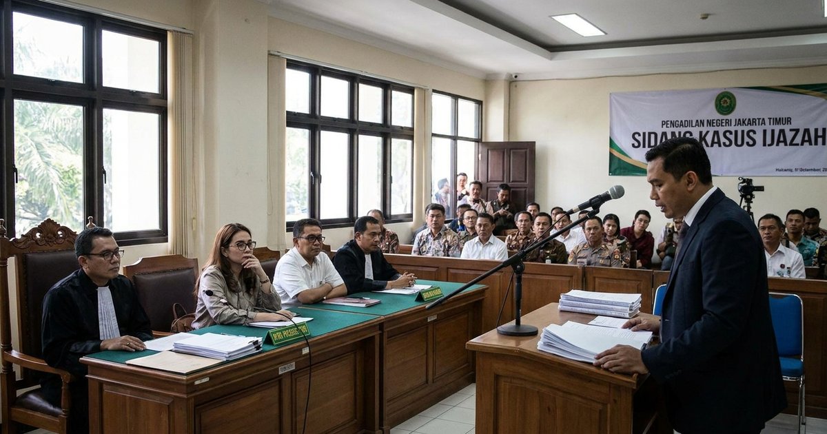 Ilustrasi artikel: Sidang Kasus Ijazah Jokowi: JPU Minta Eksepsi Dokter Tifa Ditolak