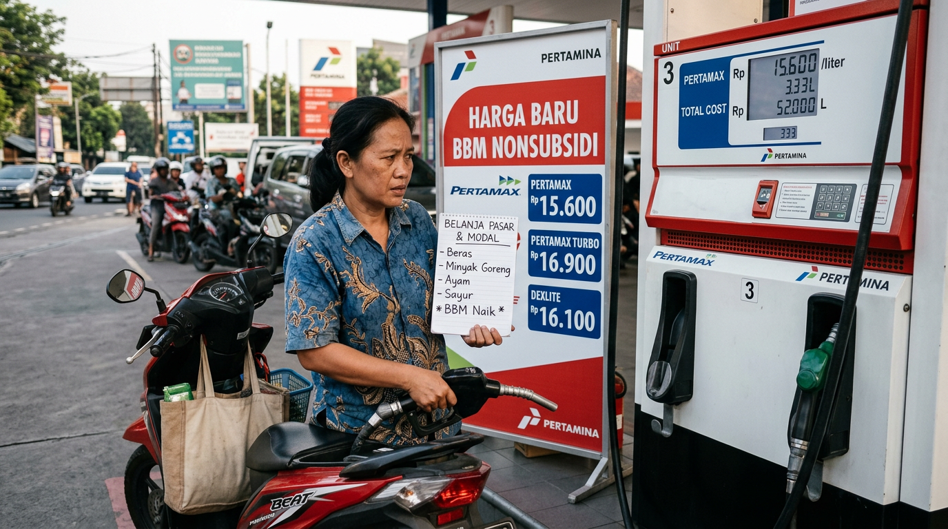 Harga BBM Nonsubsidi Tembus Rekor Baru, Dampaknya ke Harga Pokok!
