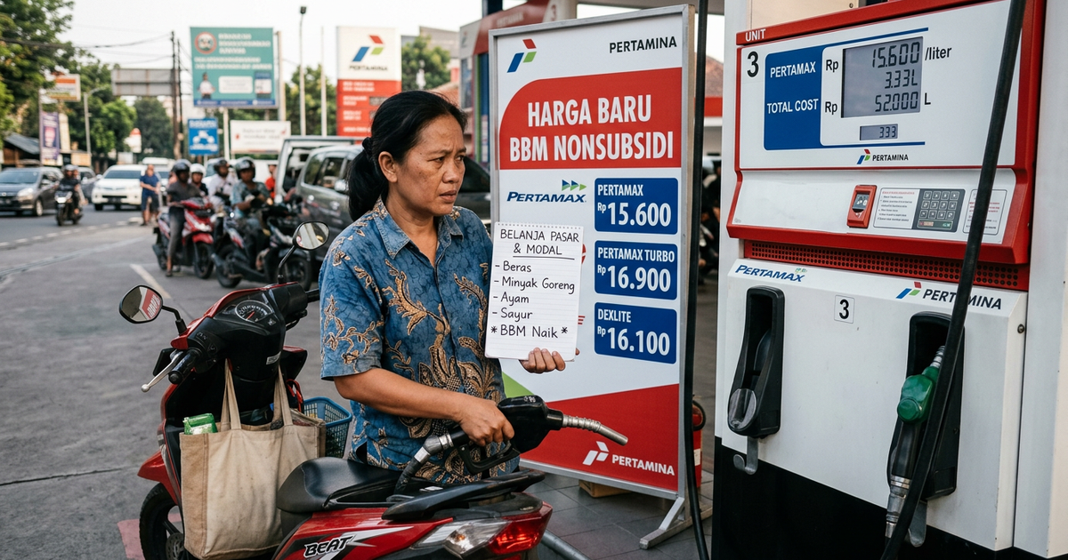 Ilustrasi artikel: Harga BBM Nonsubsidi Tembus Rekor Baru, Dampaknya ke Harga Pokok!