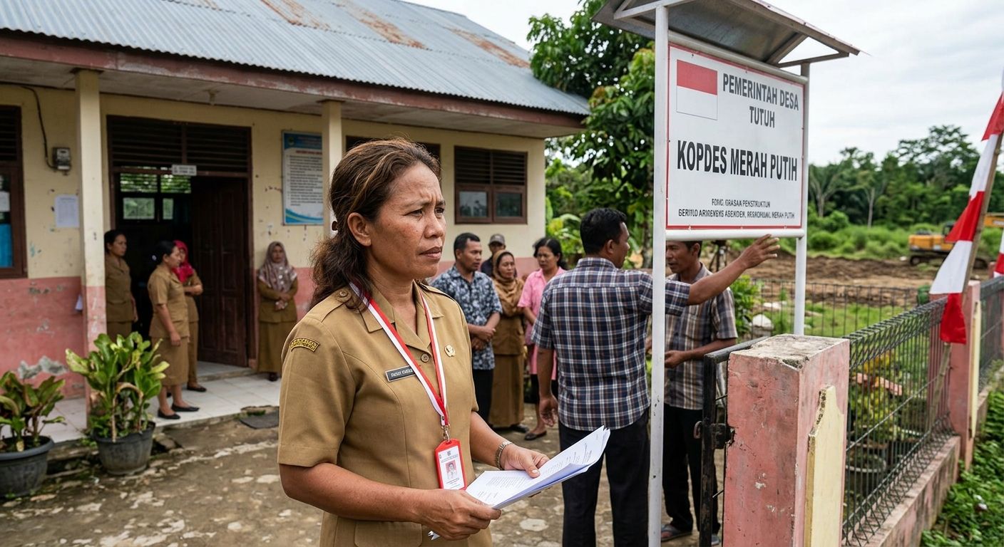 Viral Kopdes Merah Putih Gusur Sekolah: Cek Faktanya!