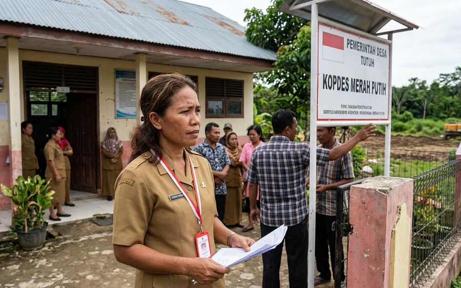 Viral Kopdes Merah Putih Gusur Sekolah: Cek Faktanya!