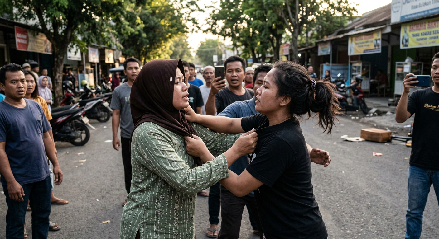 Dua Wanita Duel di Jalan Jadi Berita Viral Hari Ini