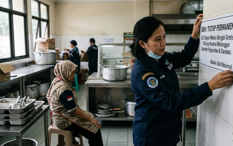 BGN Tutup Permanen 833 Dapur Makan Bergizi Gratis