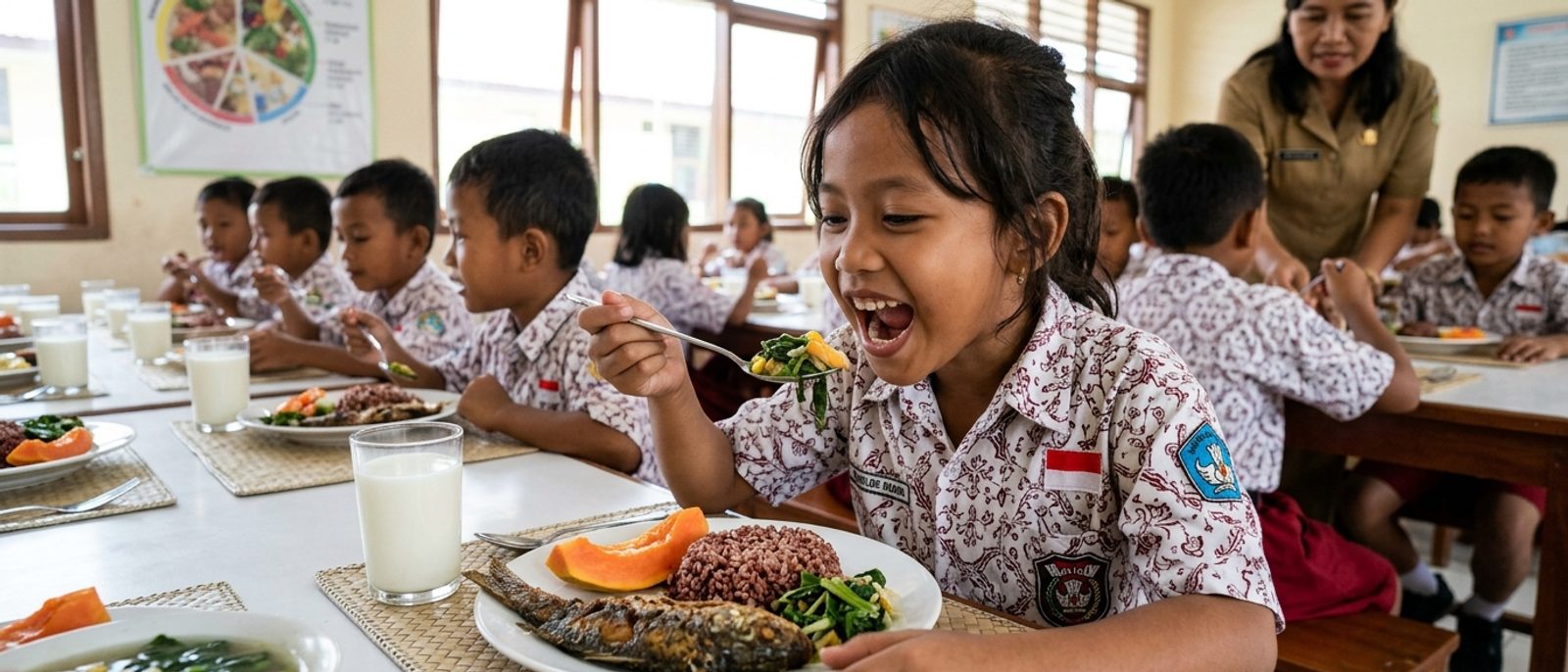 Mengenal MBG Makan Bergizi Gratis dan Manfaatnya