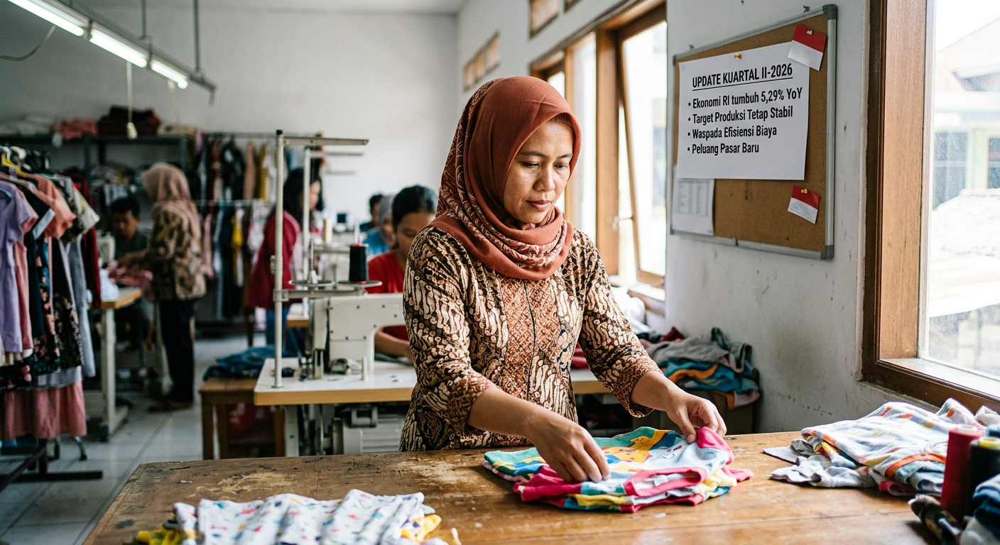 Ekonomi Indonesia Tumbuh 5,29% di Kuartal II-2026