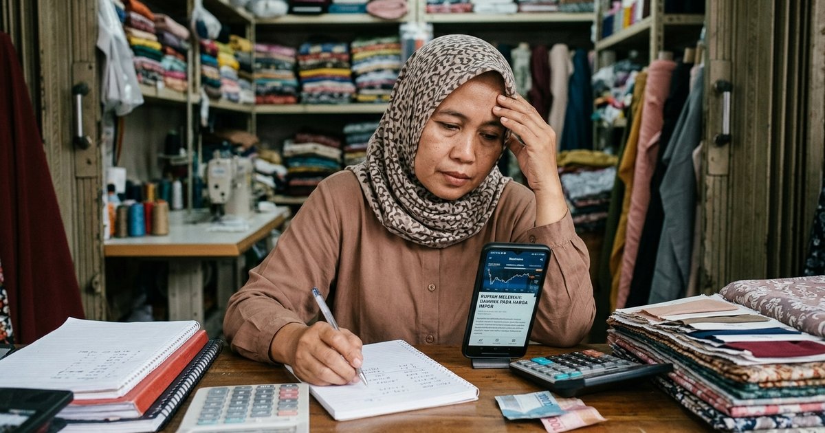 Ilustrasi artikel: Penyebab Rupiah Melemah Hari Ini dan Dampaknya
