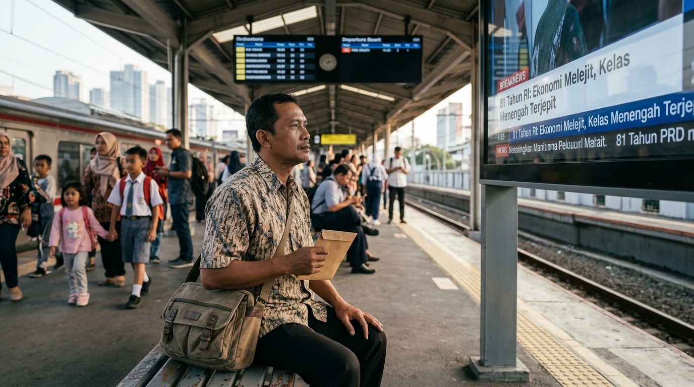 81 Tahun RI: Ekonomi Melejit, Kelas Menengah Terjepit