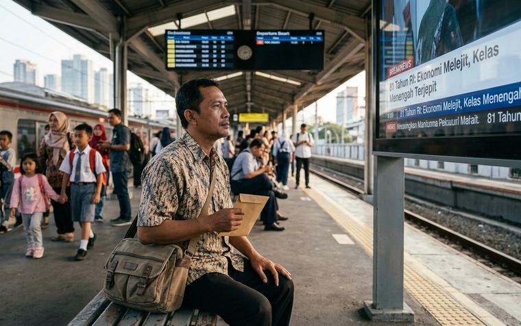 81 Tahun RI: Ekonomi Melejit, Kelas Menengah Terjepit