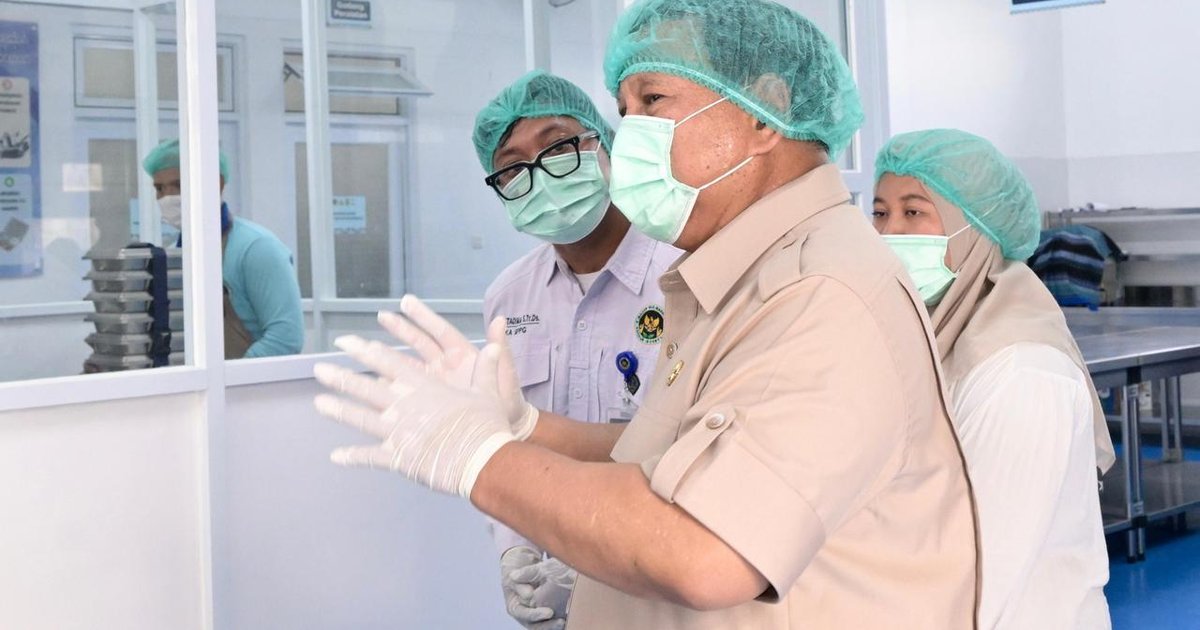 Prabowo Tinjau Langsung Dapur MBG di Palmerah, Pastikan Kualitas Makanan untuk Siswa