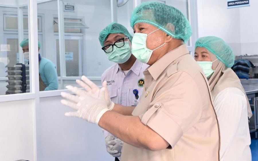 Prabowo Tinjau Langsung Dapur MBG di Palmerah, Pastikan Kualitas Makanan untuk Siswa