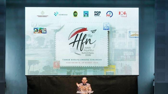 Menteri Kebudayaan Canangkan Hari Filateli Nasional 2026