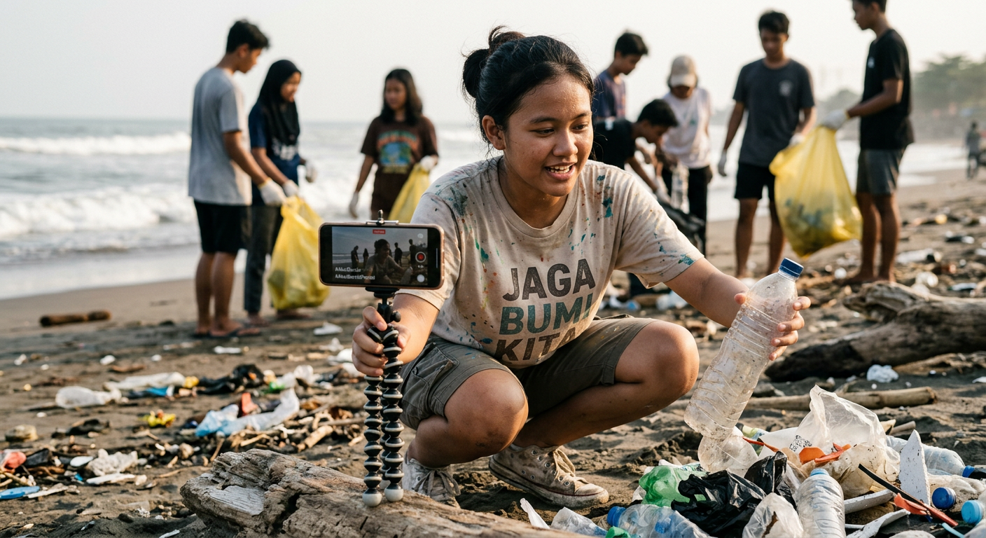 Kisah Inspiratif Peduli Lingkungan dari Video TikTok Viral