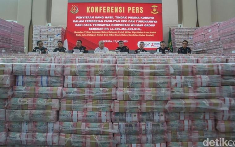 kejagung sita uang 11,8 trilun kasus cpo