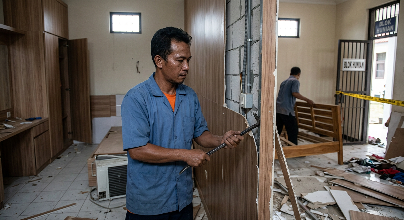 Viral Mewahnya Hunian Lapas Cibinong yang Akhirnya Dibongkar Hari Ini