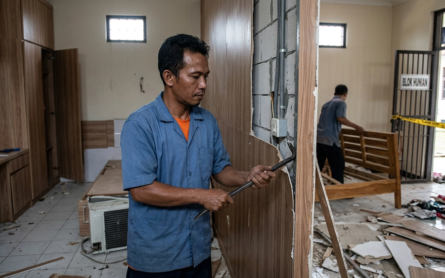 Viral Mewahnya Hunian Lapas Cibinong yang Akhirnya Dibongkar Hari Ini
