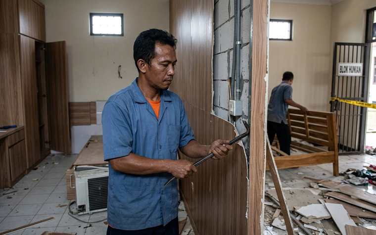 Viral Mewahnya Hunian Lapas Cibinong yang Akhirnya Dibongkar Hari Ini