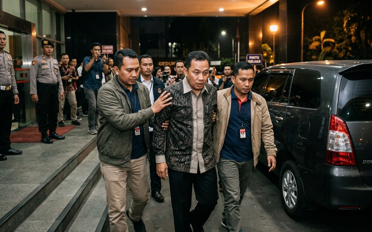 Bupati Pemalang Anom Widiyantoro Ditangkap KPK